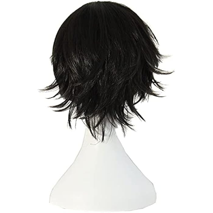 DILLARDS Short Black Hair Synthetic Wig - Image 4